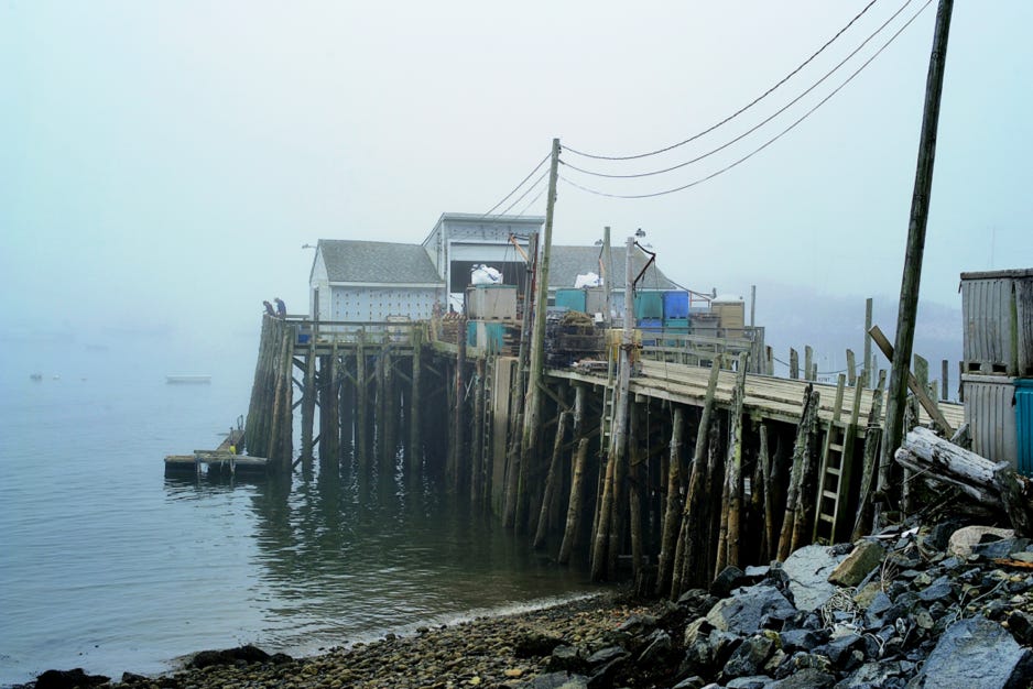 Len Emery Fishing in the Fog 