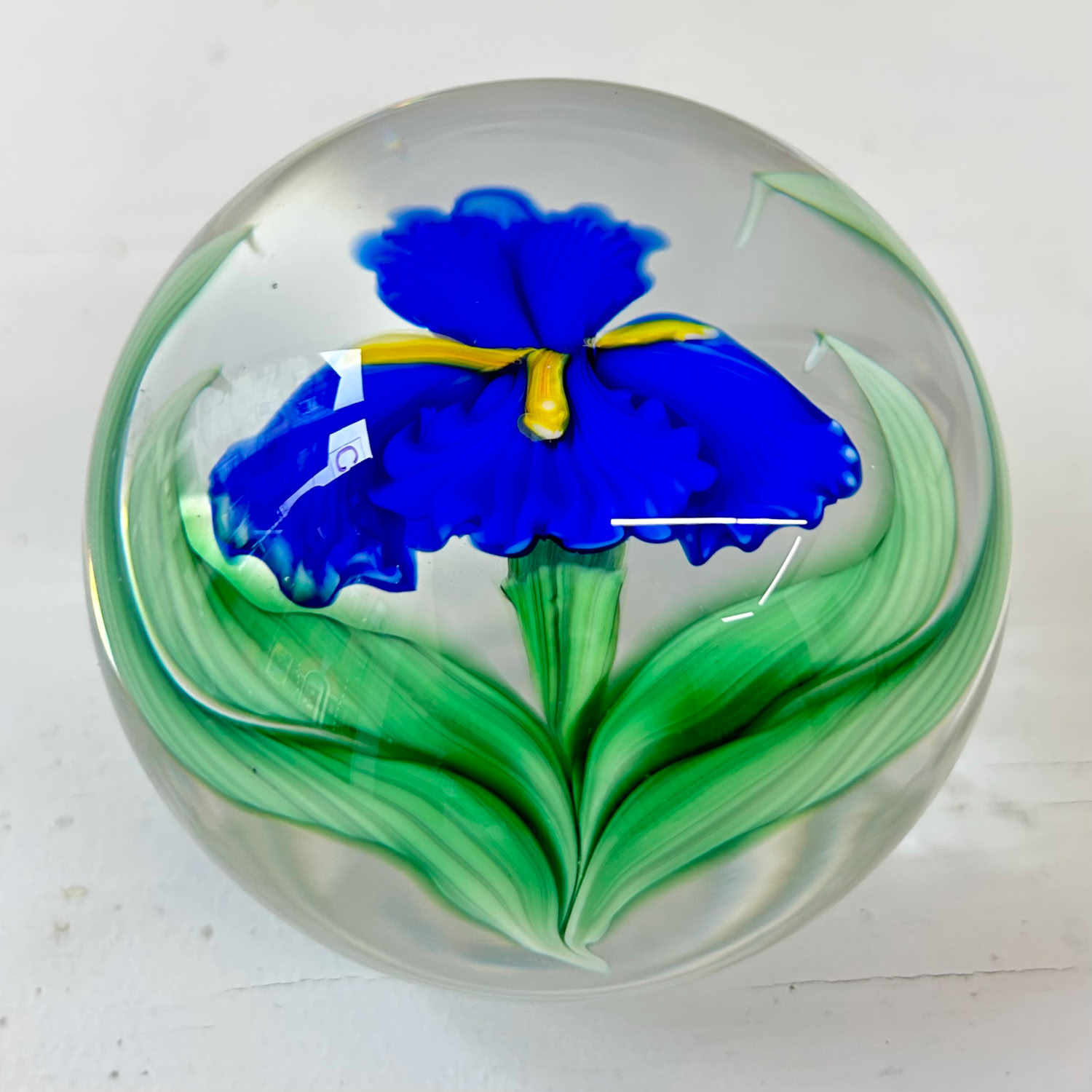 Chris Sherwin Iris paperweight