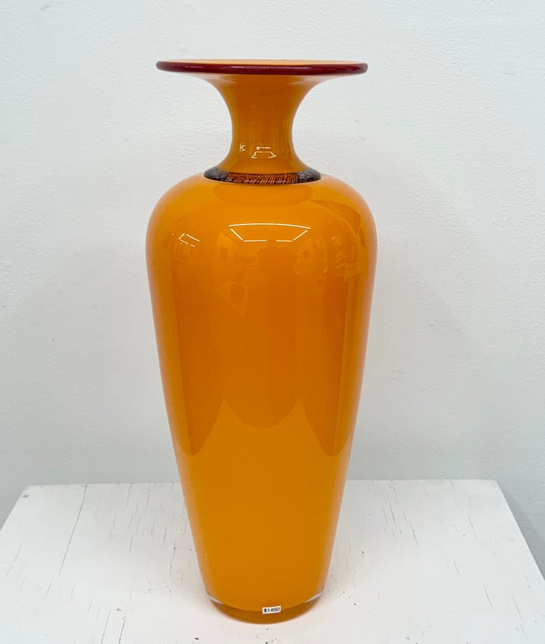 Nicholas Kekic Incalmo Tall Vase with Cane Section