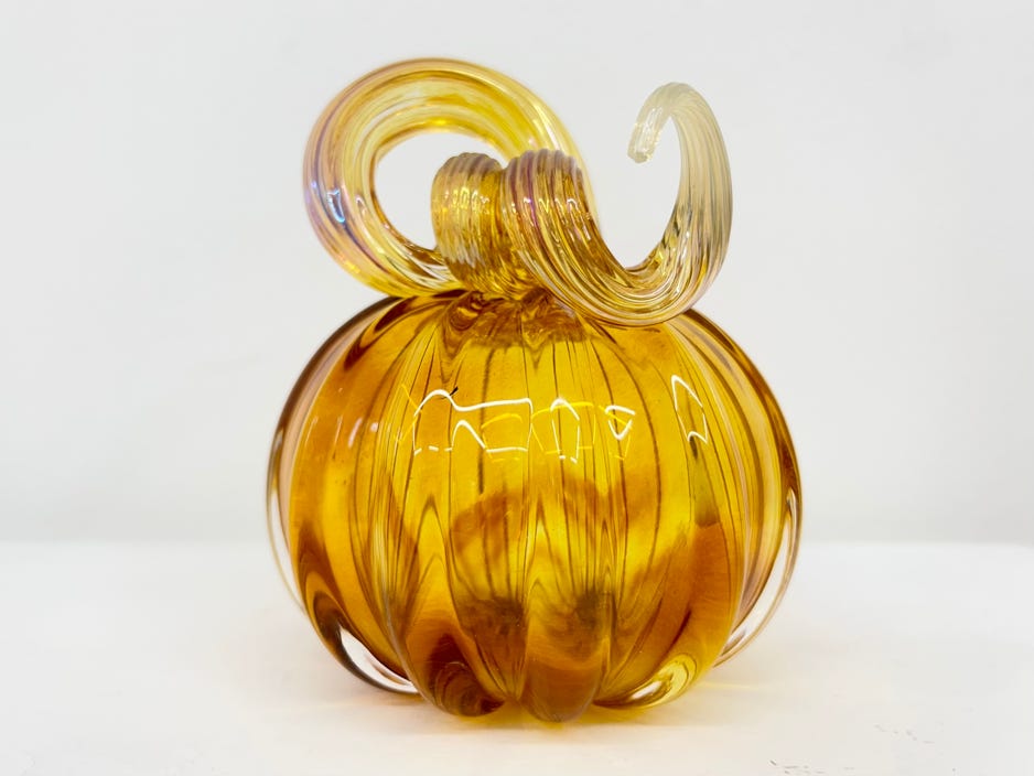 Robert Burch Clear Amber Pumpkin 2023