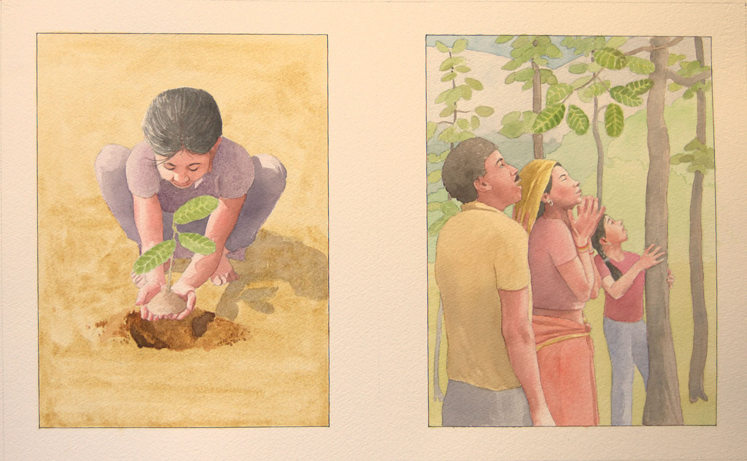 Charles Norris-Brown Did Tiger Take the Rain?, page 28 and 29  