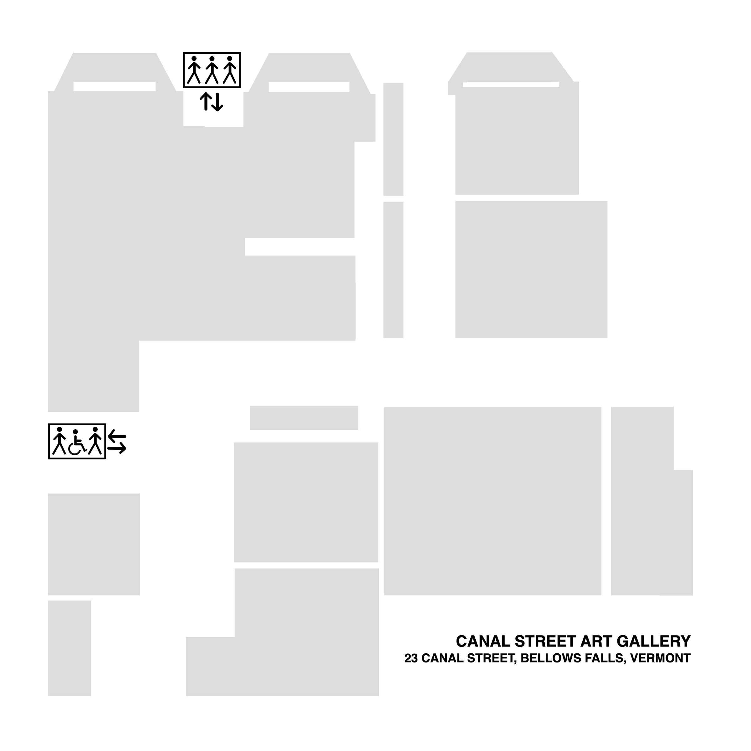 Canal Street Art Gallery Floor Plan