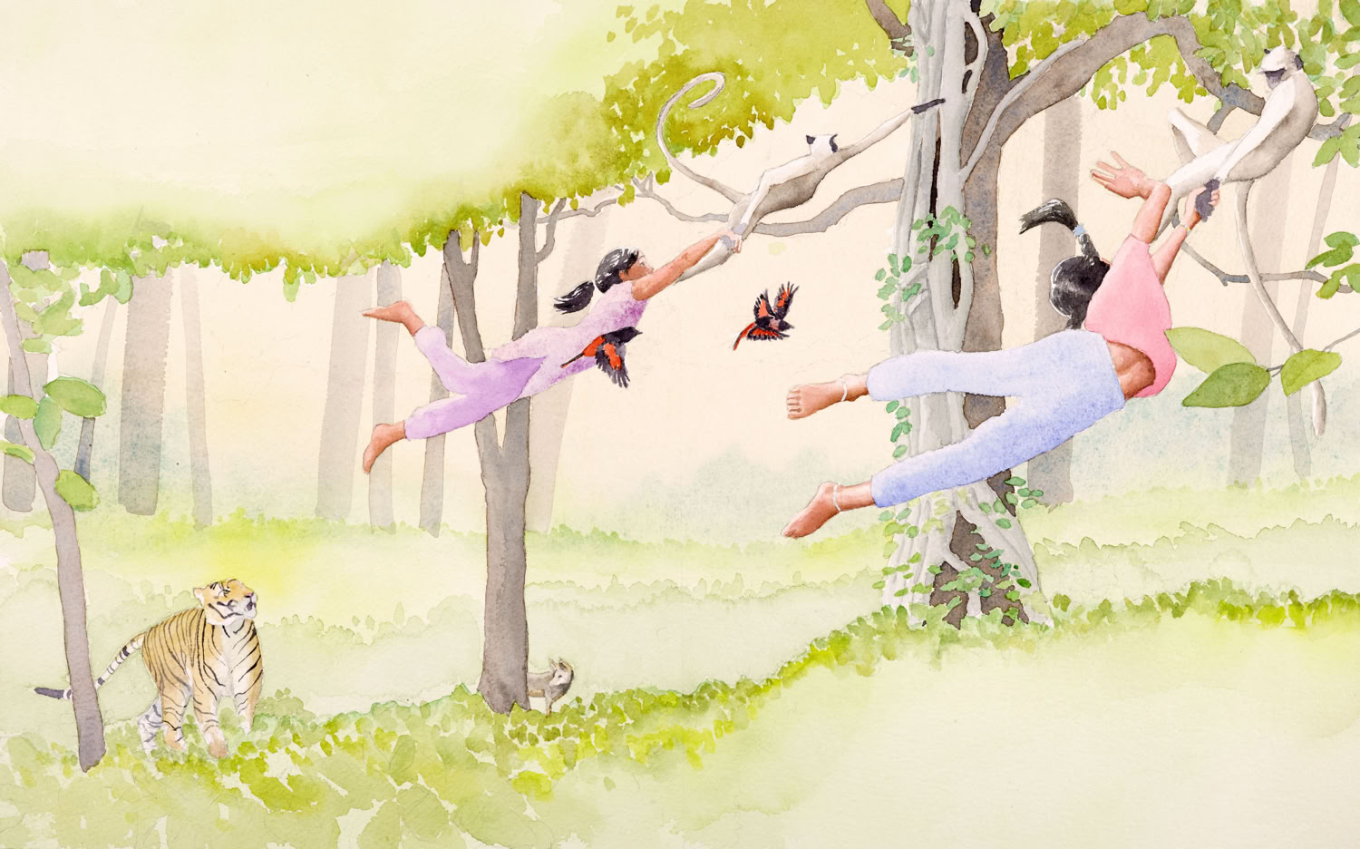 Charles Norris-Brown Did Tiger Take the Rain?, page 16 and 17 