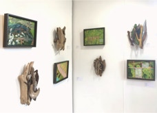 NATURE’S DECONSTRUCTION MC NOYES Paintings & PHYLLIS ROSSER Sculptures