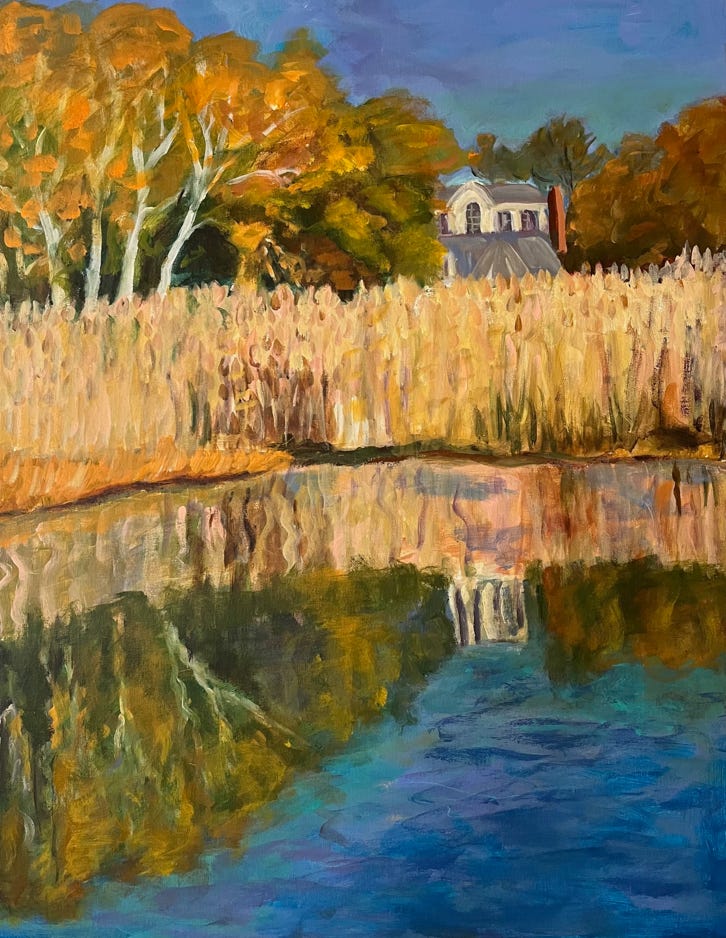 Carol Keiser Fall Reflections, Kennebunkport, ME.