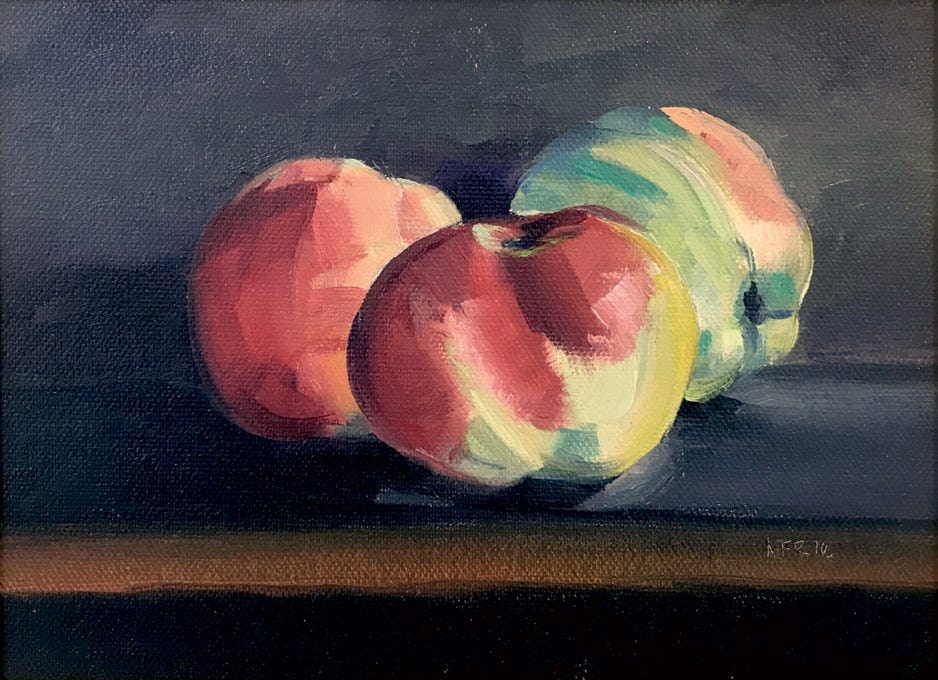 Nancy Fitz-Rapalje Laville, Blanc D’Hiver Apples