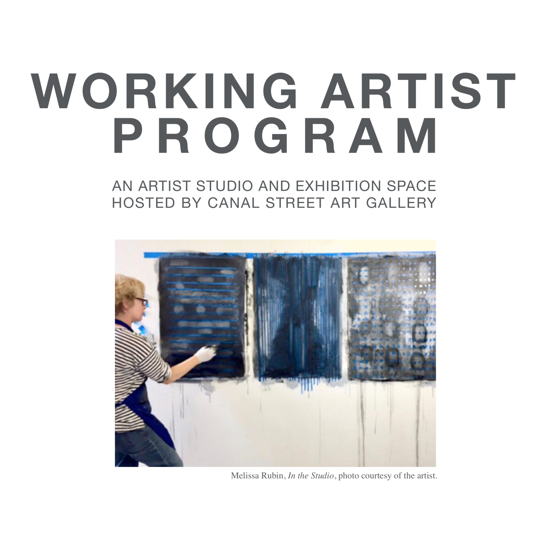 An Artist Studio Space Hosted By Canal Street Art Gallery