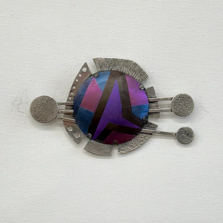 Judi Forman Three Moons Brooch