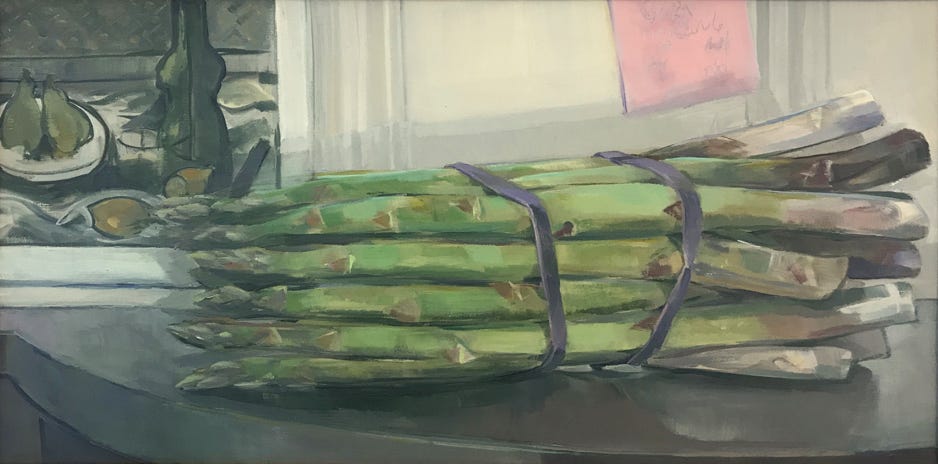 Nancy Fitz-Rapalje Asparagus with Braque 2020