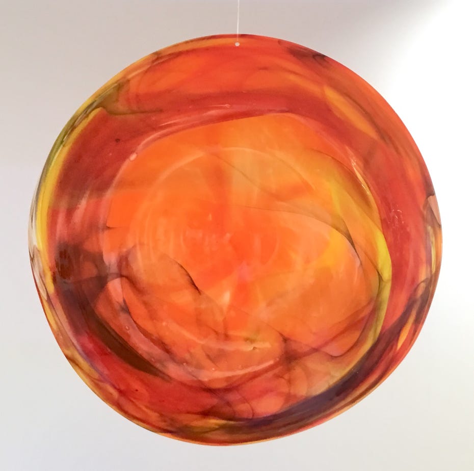 Dominique Caissie Southwest Sun 2018 Blown glass