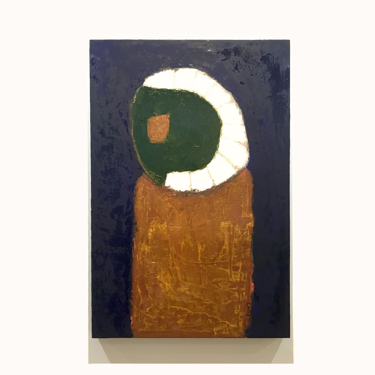 Gretchen Seifert, Talisman, 2021, Graphite and oil on cradled panel, 36x24 in