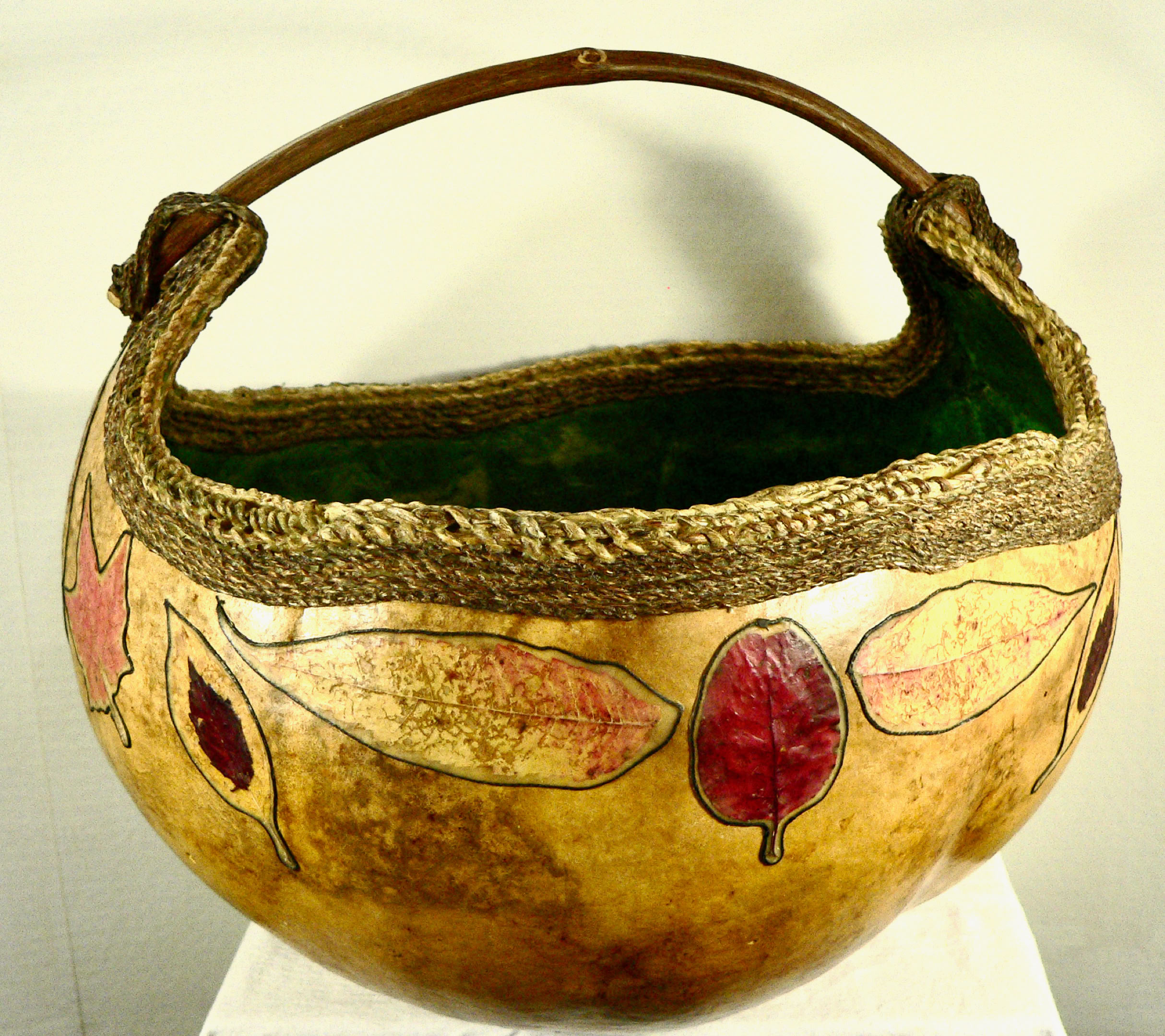 Kim Grall leafy-basket