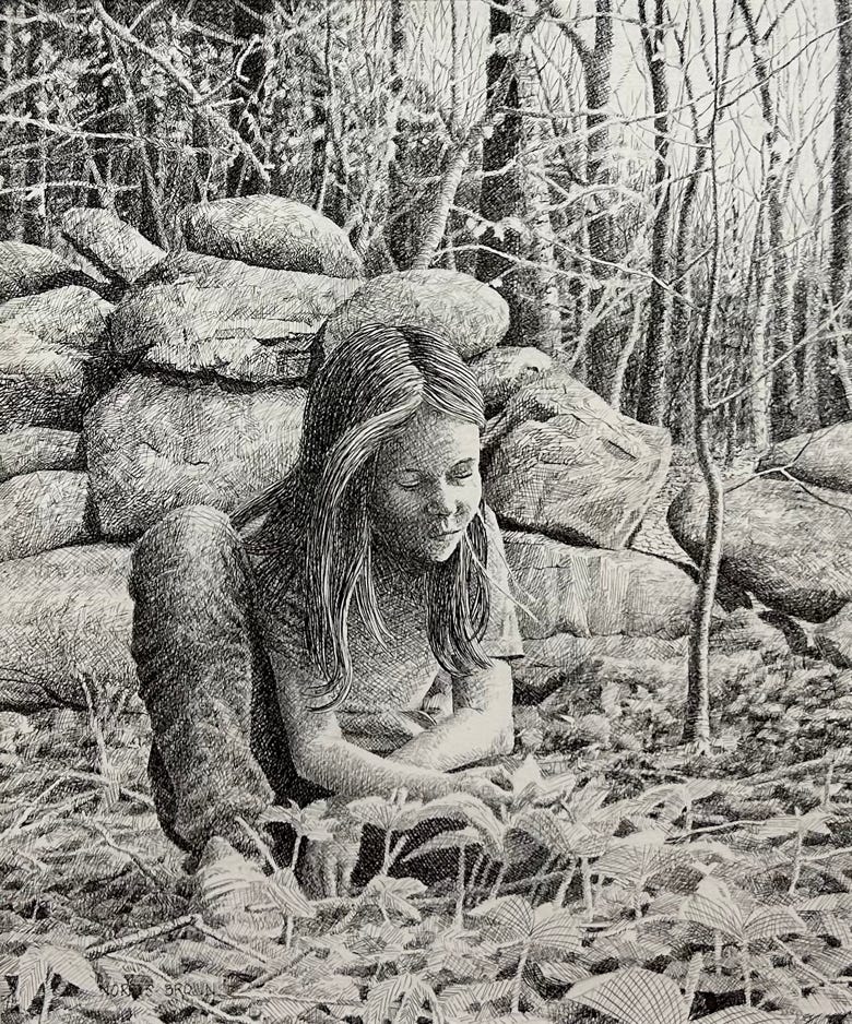 charles-norris-brown_flower-child
