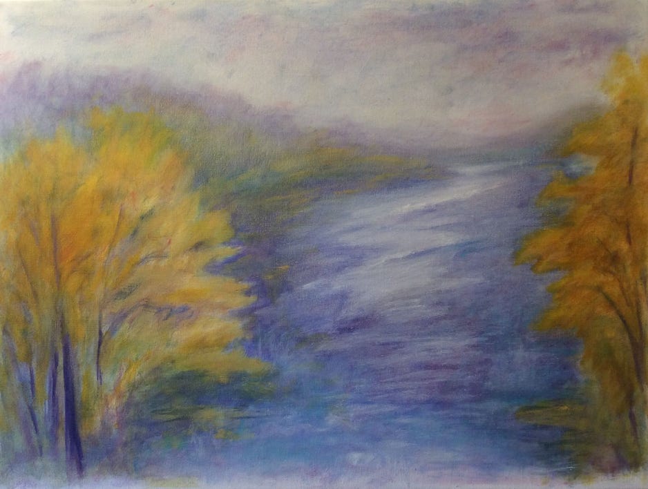 Jeanne McMahan Fall on the River 2022