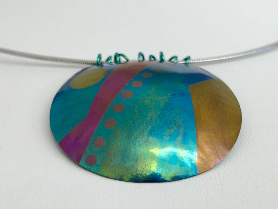 Judi Forman Anodized Niobium Pendant