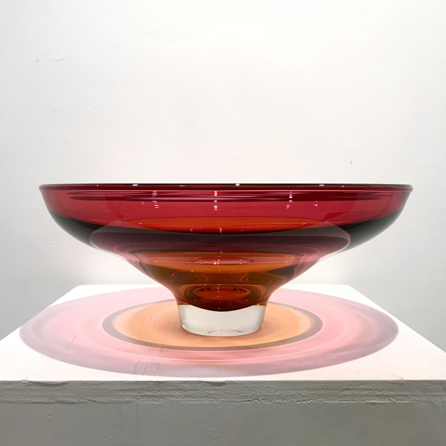Nicholas Kekic Two Color Incalmo Bowl Ruby/Aurora