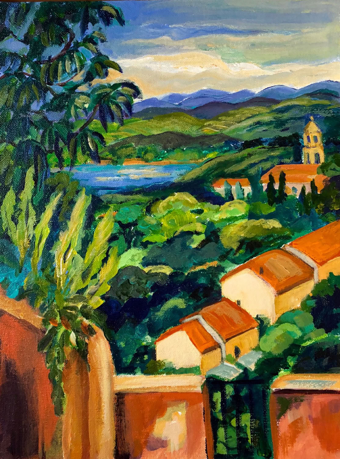 Carol Keiser On the edge of Narni