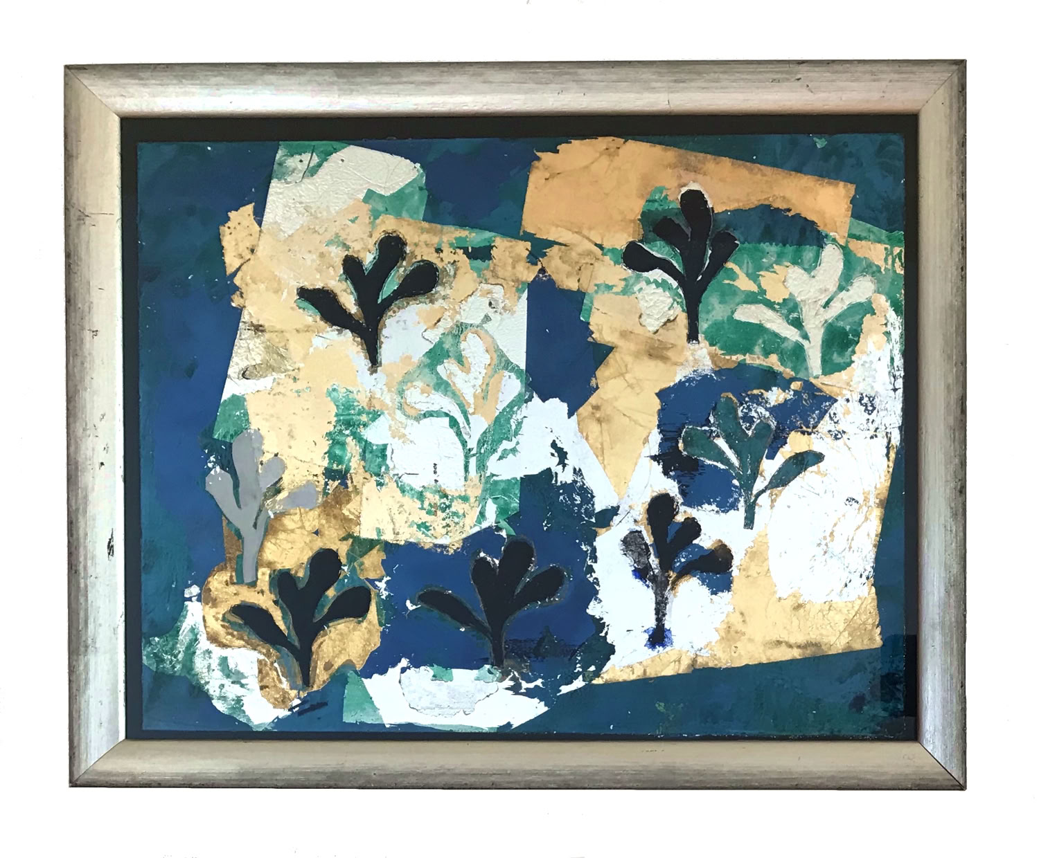 Clare Sullivan Adams Composture Series #5 2015 - 2018 Reversed Glass Painting