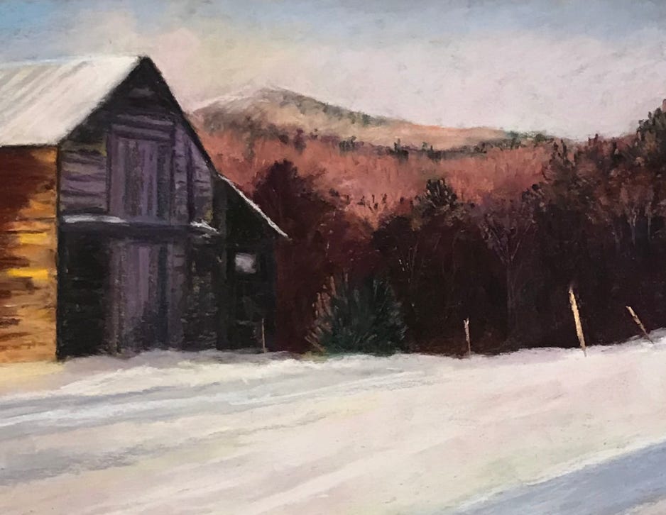 deedee-jones_over-the-hill_2020_pastel-on-paper_12x16in
