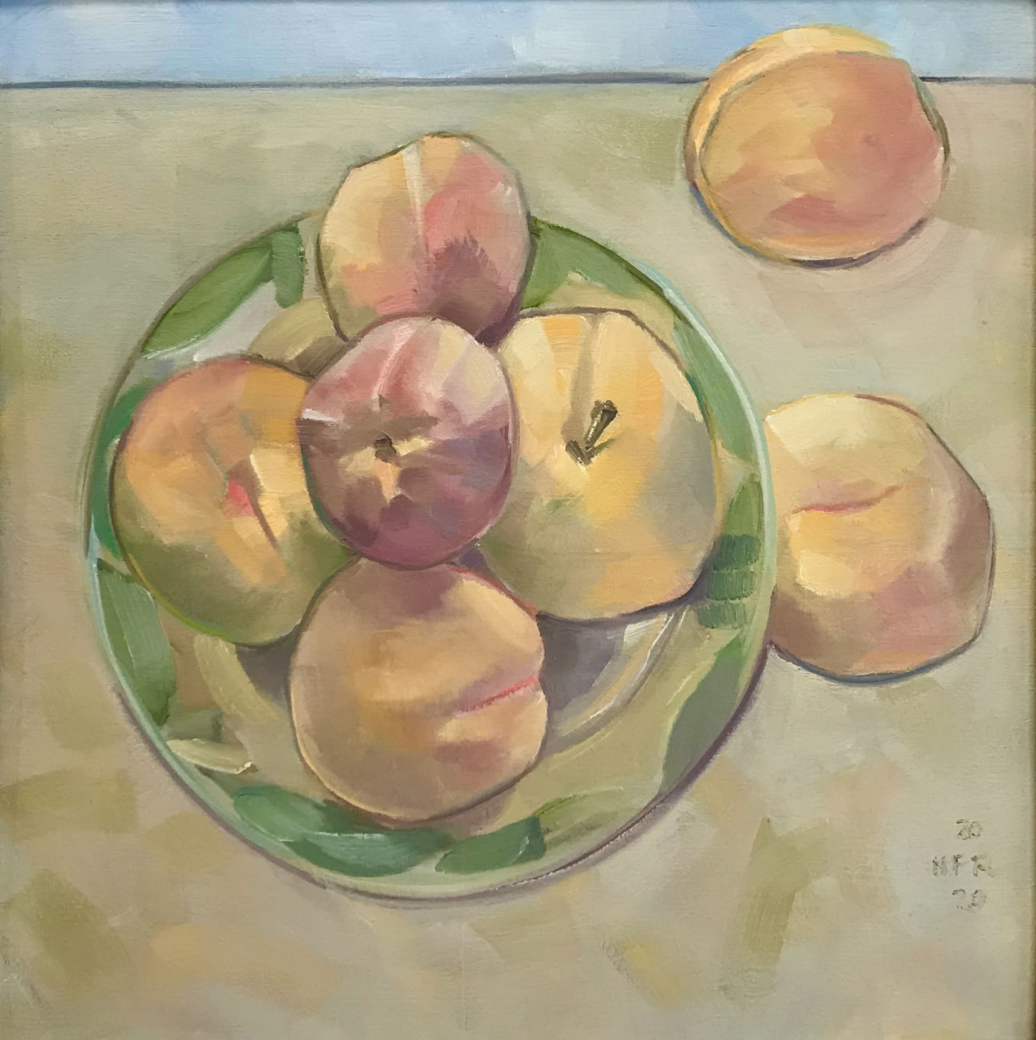 Nancy Fitz-Rapalje Peaches in Mexican Bowl 2020