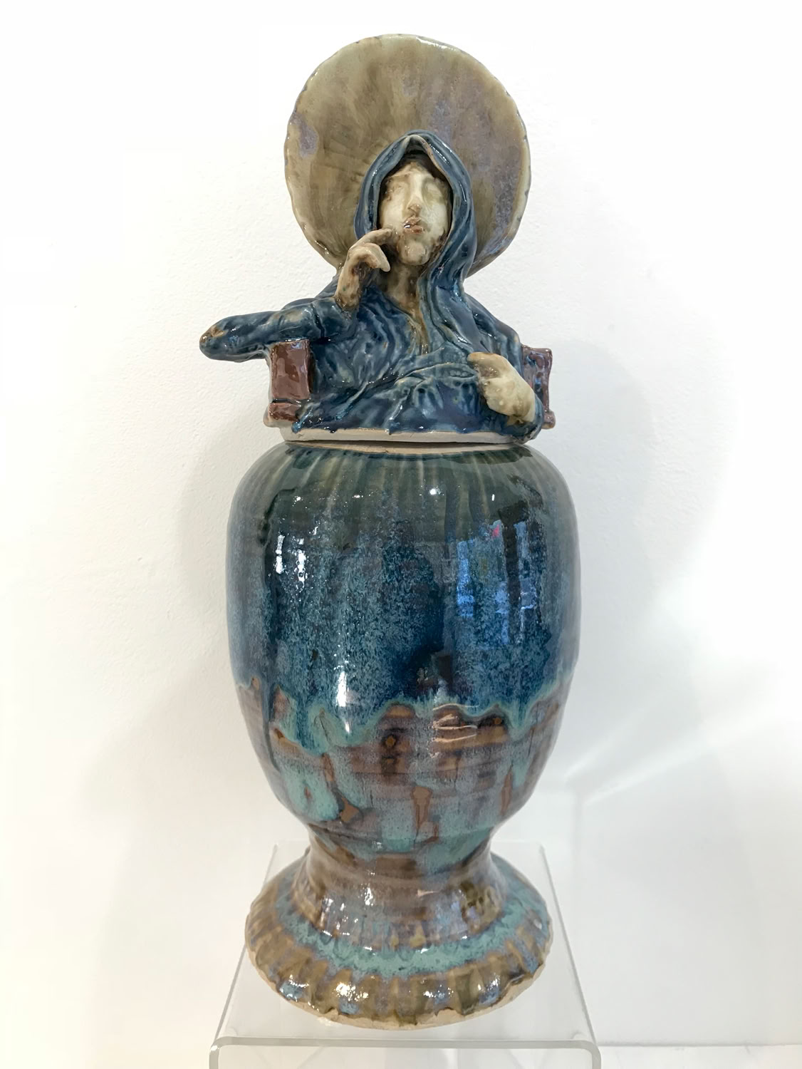 Carla Liguori Contemplation Covered Jar