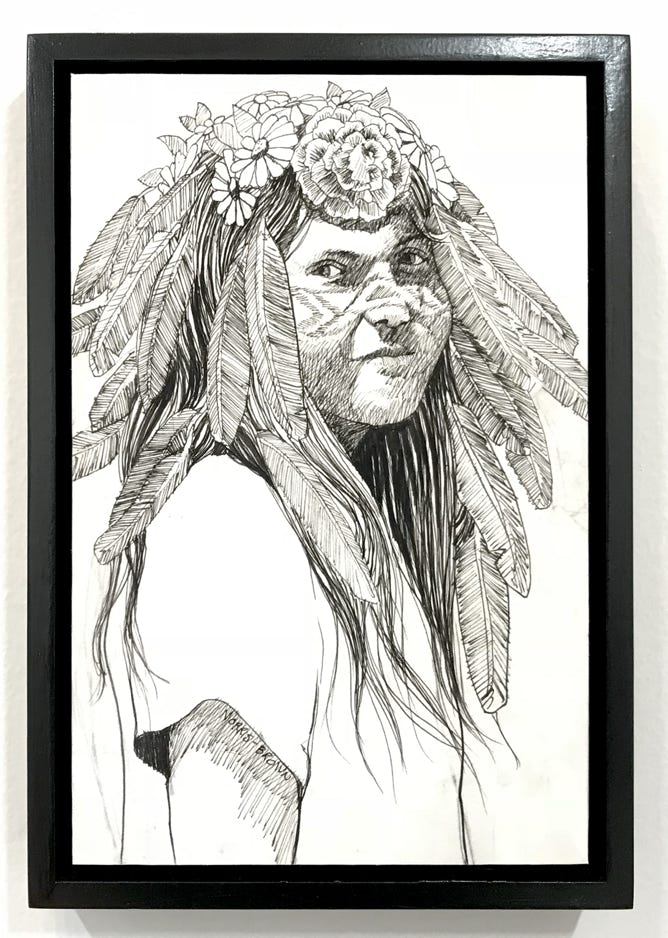 charles-norris-brown_erda-nova_2019_ink-on-paper-varnished-mounted-on-board_9x7in