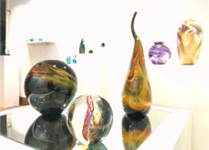 A WORLD SUSPENDED IN COLOR  Fine Art Glass