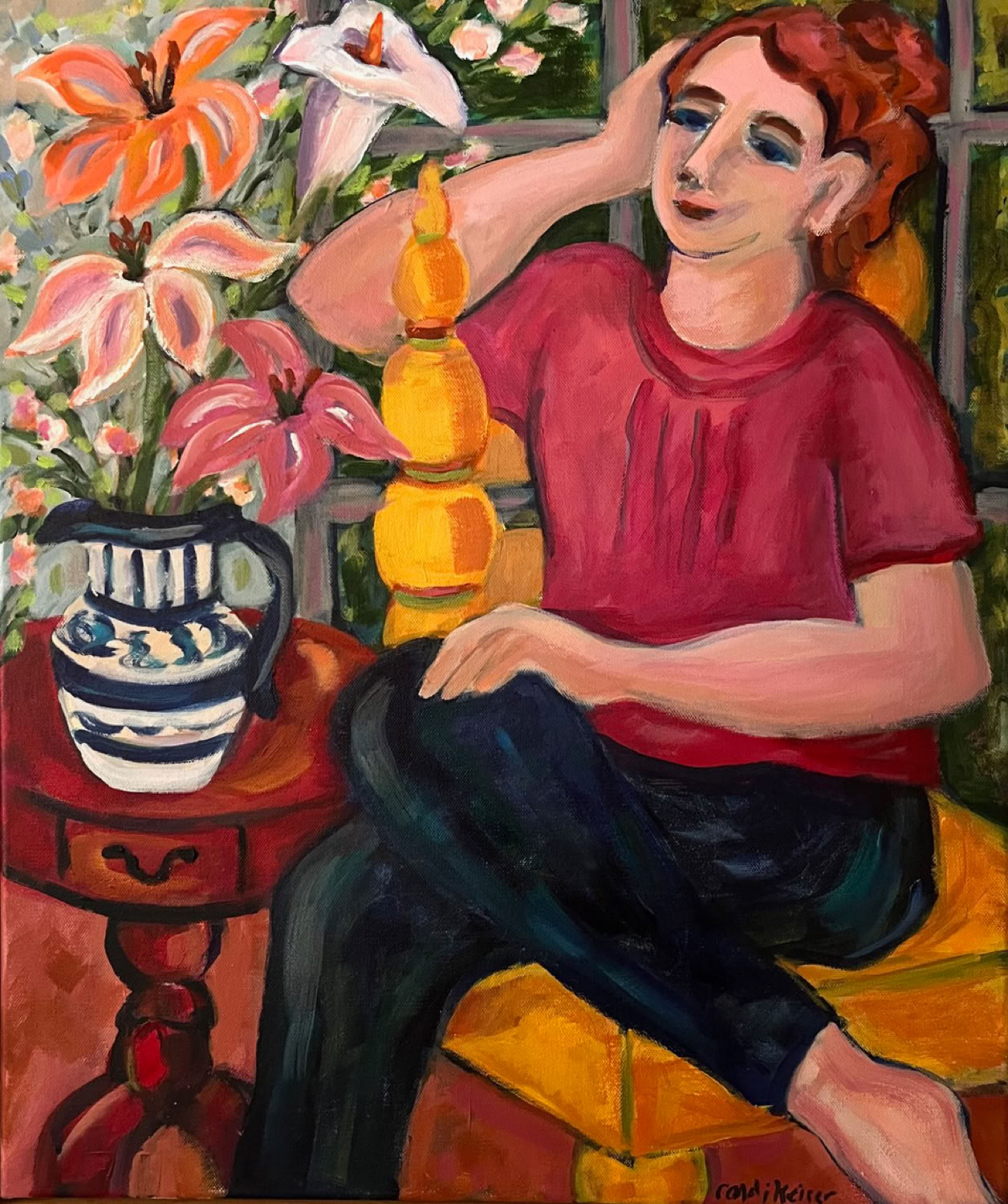 Carol Keiser The Yellow Chair 2023