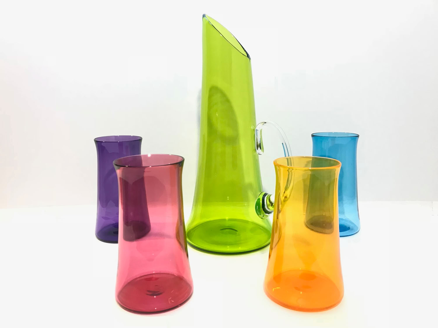 Nicholas Kekic Curve Cup (Hyacinth, Ruby, Aqua, Saffron)