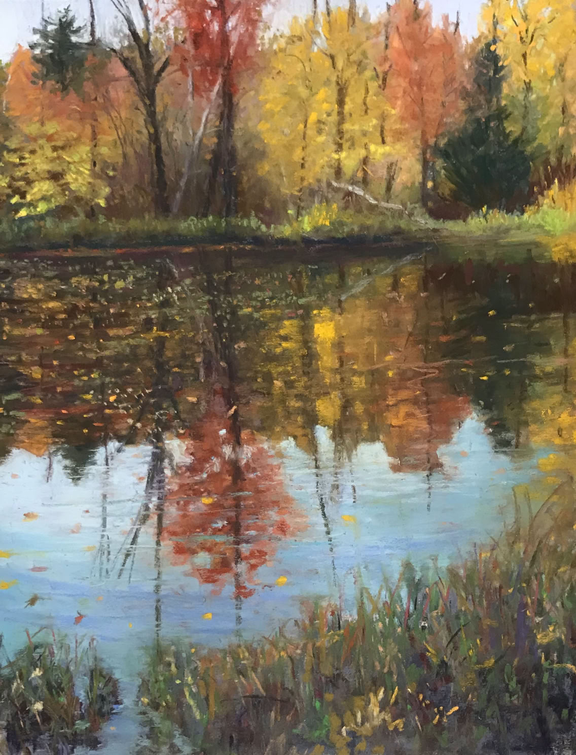 deedee-jones_verdant-rhapsody_2020_pastel-on-paper_10x12in