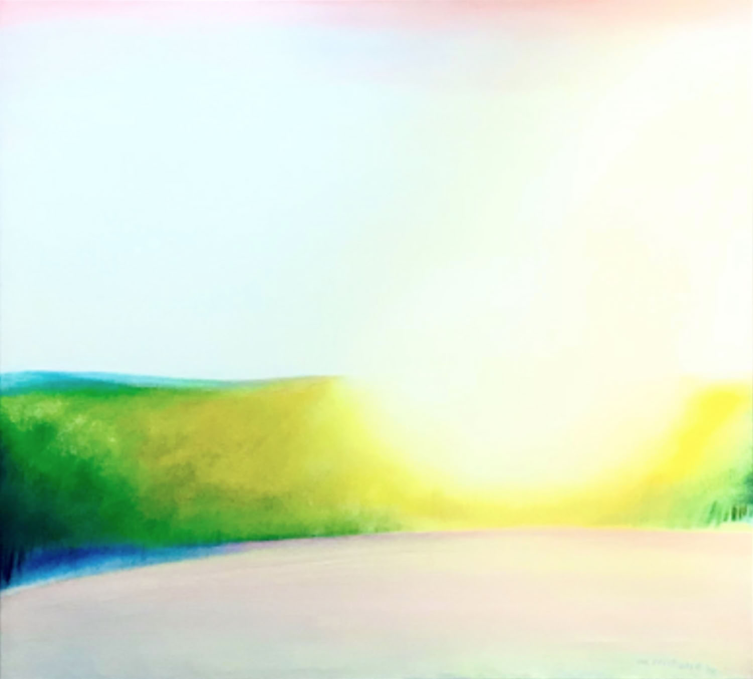 Martha Nichols Morning Sun in Winter from Andover, Vermont