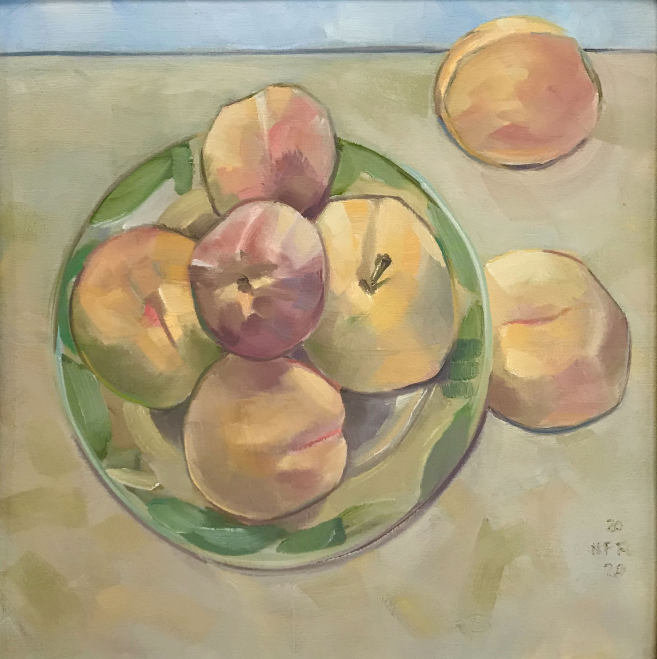 Nancy Fitz-Rapalje Peaches in Mexican Bowl 2020