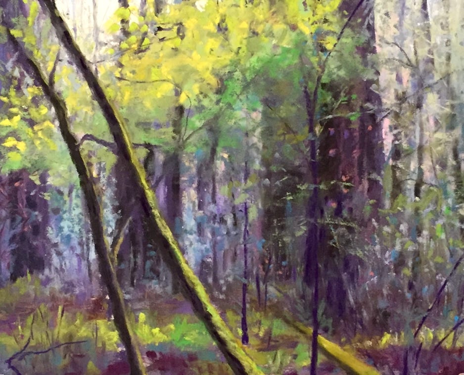deedee-jones_verdant-rhapsody_2020_pastel-on-paper_10x12in
