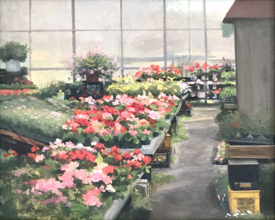Gil Perry In the Greenhouse - Allen Bro’s