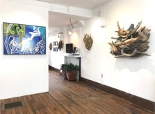 NATURE’S DECONSTRUCTION MC NOYES Paintings & PHYLLIS ROSSER Sculptures