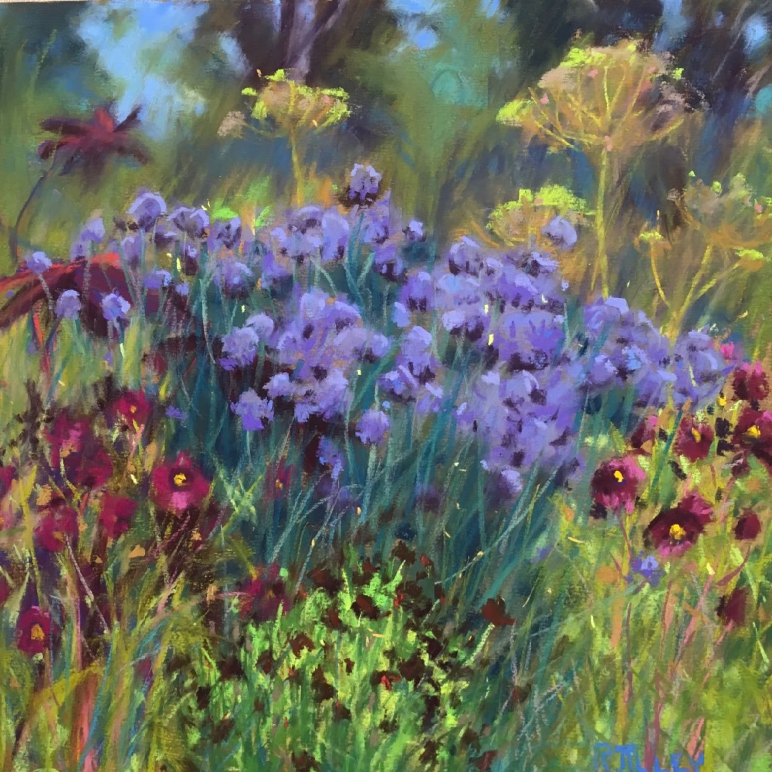 2018 Soft pastel on sanded pastel paper 17 x 17 in $650